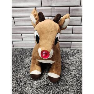 Reindeer Stuffed Animal Plush Toy with Music & Lights #A81
